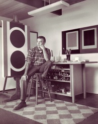 Karl Benjamin in his studio 1964_Claremont CA _photo courtesy Louis Stern Fine Arts