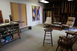 Karl Benjamin studio3 in Claremont CA 2011_4_photo by January Parkos Arnall PhD